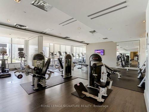 4504-4011 Brickstone Mews, Mississauga, ON - Indoor Photo Showing Gym Room