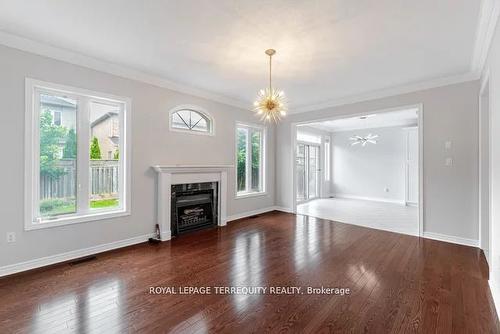 3121 Clipperton Dr, Mississauga, ON - Indoor Photo Showing Other Room With Fireplace