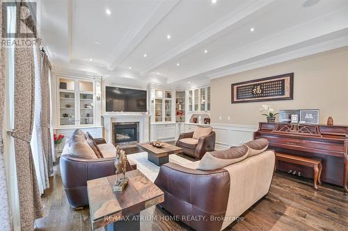 31 Greengate Road, Toronto, ON - Indoor Photo Showing Living Room With Fireplace