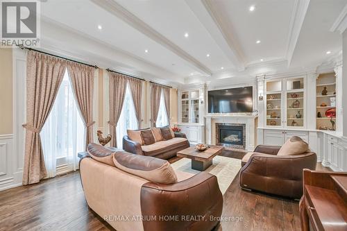 31 Greengate Road, Toronto, ON - Indoor Photo Showing Living Room With Fireplace