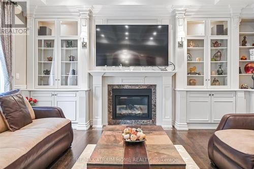 31 Greengate Road, Toronto, ON - Indoor Photo Showing Living Room With Fireplace