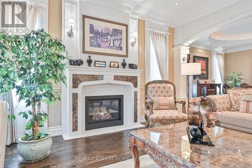 31 Greengate Road, Toronto, ON - Indoor Photo Showing Living Room With Fireplace