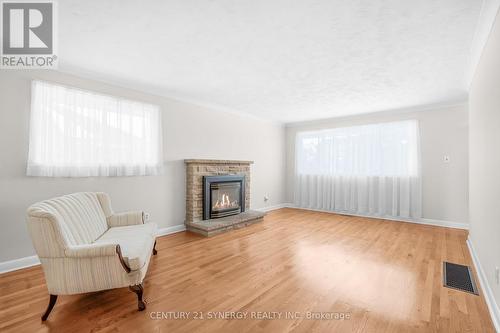 1254 Woodside Drive, Ottawa, ON - Indoor Photo Showing Living Room With Fireplace