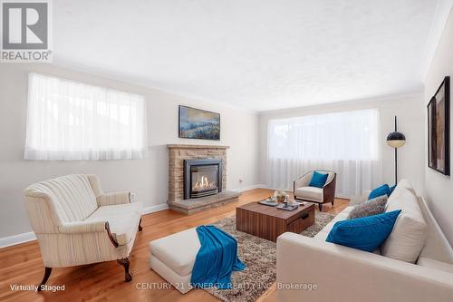 1254 Woodside Drive, Ottawa, ON - Indoor Photo Showing Living Room With Fireplace