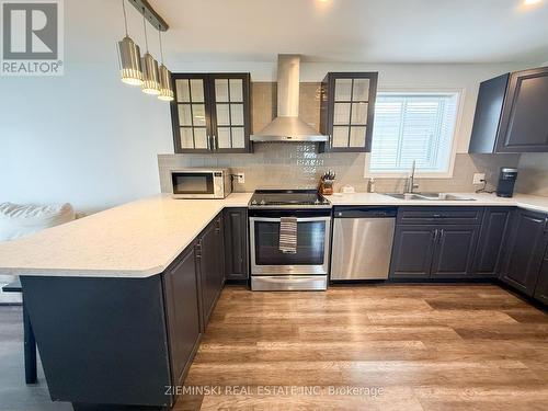 364 Spruce Street N, Timmins (Tne - Hill District), ON - Indoor Photo Showing Kitchen With Double Sink