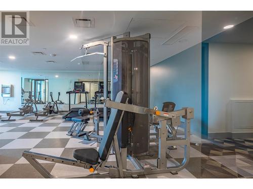 1488 Bertram Street Unit# 605, Kelowna, BC - Indoor Photo Showing Gym Room