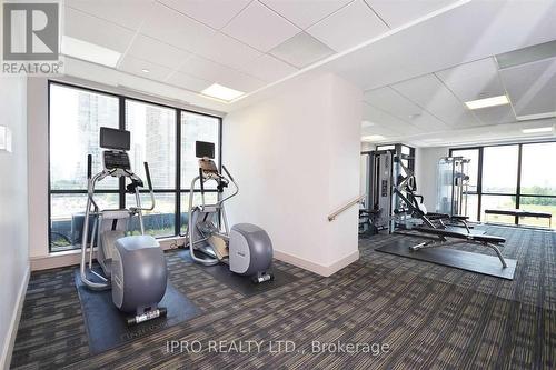 1501 - 75 Eglinton Avenue W, Mississauga, ON - Indoor Photo Showing Gym Room