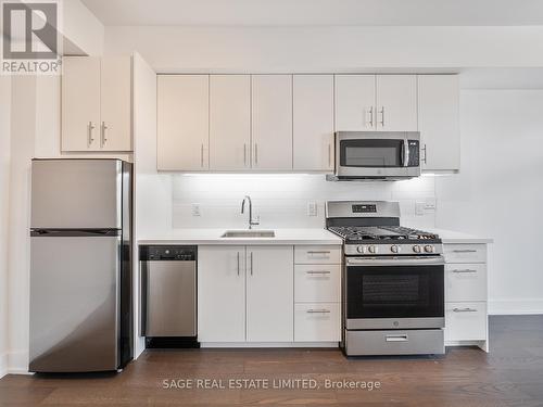 106 - 1183 Dufferin Street, Toronto, ON - Indoor Photo Showing Kitchen With Stainless Steel Kitchen With Upgraded Kitchen