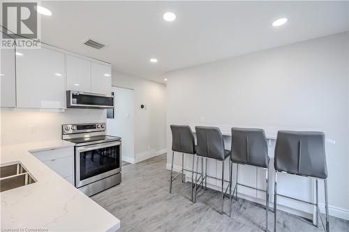 201 Erinbrook Drive, Kitchener, ON - Indoor Photo Showing Kitchen With Double Sink