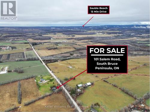 101 Salem Road, South Bruce Peninsula, ON - Outdoor With View