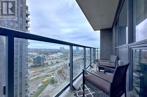 2504 - 2 Sonic Way, Toronto, ON - Outdoor With Balcony With Exterior