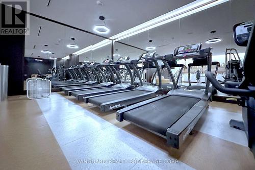 2504 - 2 Sonic Way, Toronto, ON - Indoor Photo Showing Gym Room