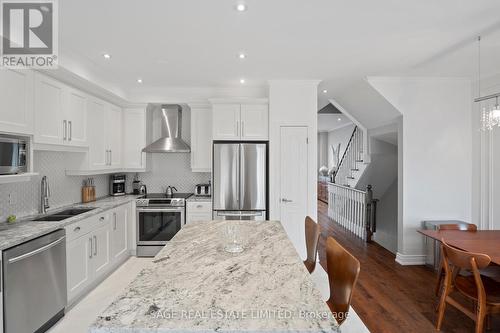 57 Market Garden Mews, Toronto, ON - Indoor Photo Showing Kitchen With Double Sink With Upgraded Kitchen