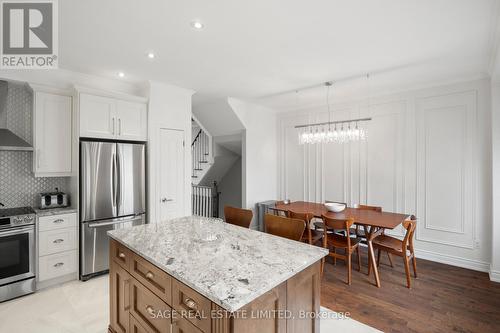 57 Market Garden Mews, Toronto, ON - Indoor Photo Showing Kitchen With Upgraded Kitchen