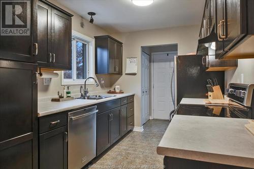 12830 St. Gregory'S Road, Tecumseh, ON - Indoor Photo Showing Kitchen With Double Sink