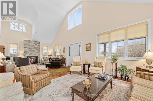 369 Road 7051, Frontenac Islands (The Islands), ON - Indoor Photo Showing Living Room With Fireplace