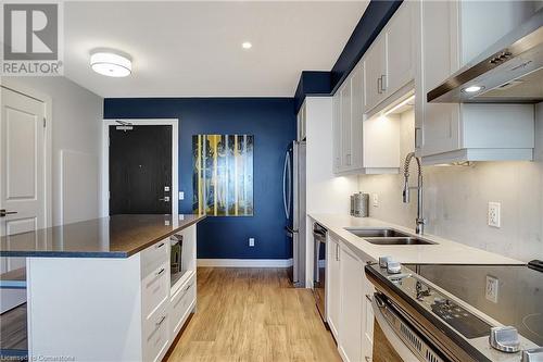 50 Grand Ave S Unit# 2007, Cambridge, ON - Indoor Photo Showing Kitchen With Double Sink With Upgraded Kitchen