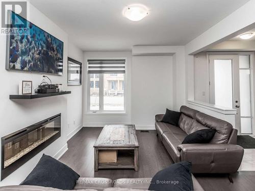 200 Coronation Road, Whitby, ON - Indoor Photo Showing Living Room With Fireplace