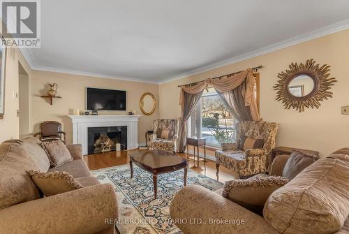 55 Hillside Avenue, Vaughan, ON - Indoor Photo Showing Living Room With Fireplace