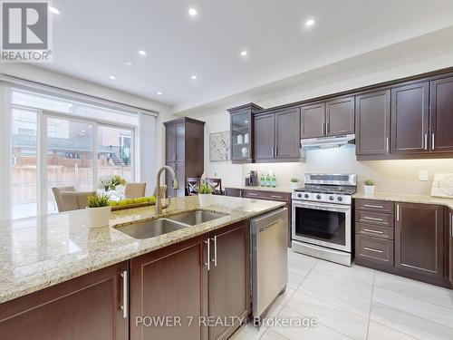 53 Carling Road, Vaughan, ON - Indoor Photo Showing Kitchen With Double Sink