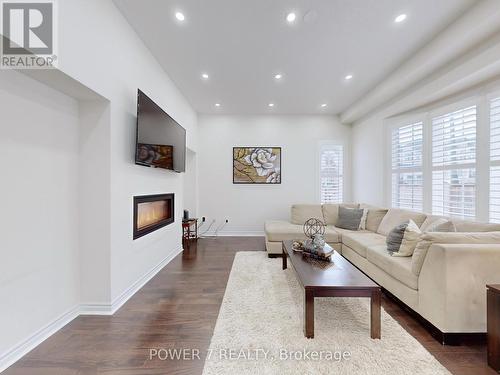 53 Carling Road, Vaughan, ON - Indoor Photo Showing Living Room With Fireplace