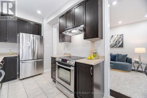 49 Campwood Crescent, Brampton, ON - Indoor Photo Showing Kitchen With Stainless Steel Kitchen With Upgraded Kitchen