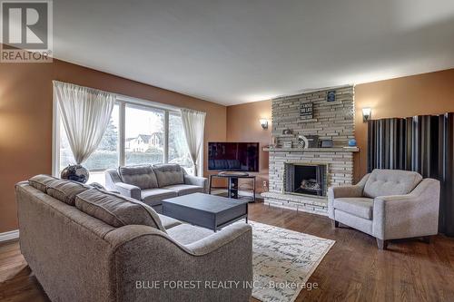 157 Victoria Street N, Woodstock (Woodstock - North), ON - Indoor Photo Showing Living Room With Fireplace