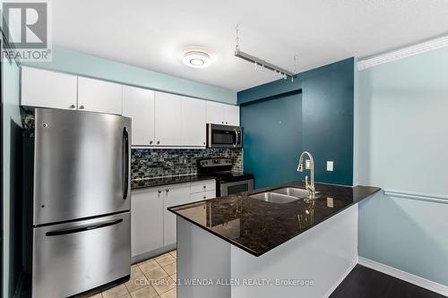 #309 - 98 Aspen Spring Drive, Clarington, ON - Indoor Photo Showing Kitchen With Double Sink