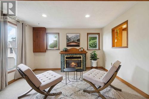 229 Main Street W, Grimsby, ON - Indoor Photo Showing Living Room With Fireplace