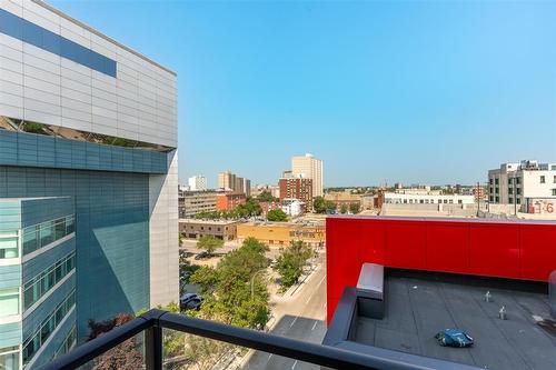 710 311 Hargrave Street, Winnipeg, MB - Outdoor With Balcony