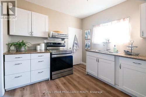 16 Charlotte Street, Quinte West, ON - Indoor Photo Showing Kitchen With Double Sink