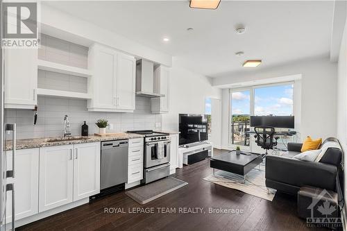 506 - 320 Miwate, Ottawa, ON - Indoor Photo Showing Kitchen With Stainless Steel Kitchen With Upgraded Kitchen