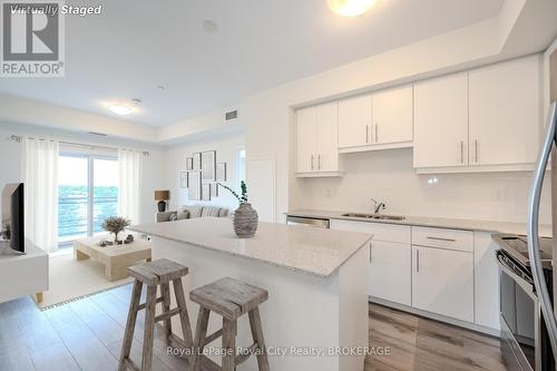 420 - 251 Northfield Drive E, Waterloo, ON - Indoor Photo Showing Kitchen With Double Sink With Upgraded Kitchen