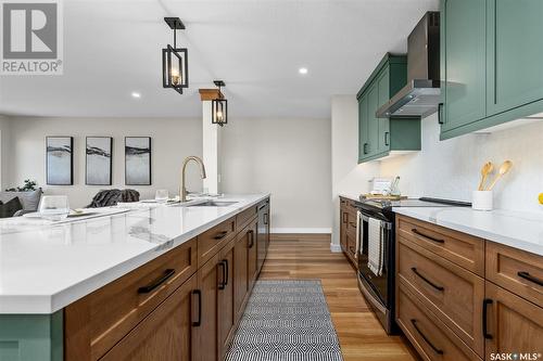 1060 West Park Boulevard, Moose Jaw, SK - Indoor Photo Showing Kitchen With Upgraded Kitchen