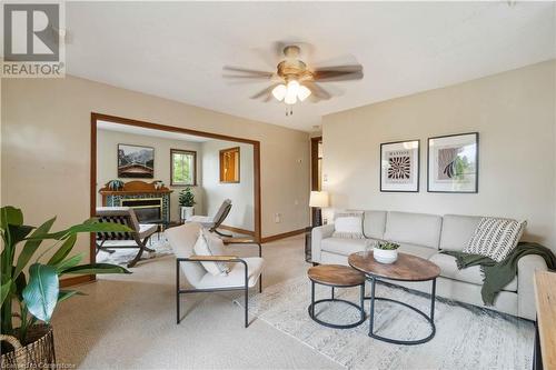 Living Room Area - 229 Main Street W, Grimsby, ON - Indoor Photo Showing Living Room