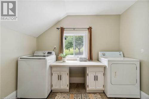 Upper Level Laundry - 229 Main Street W, Grimsby, ON - Indoor Photo Showing Laundry Room