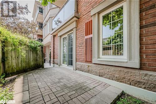 View of patio / terrace - 2300 Parkhaven Boulevard Unit# 103, Oakville, ON - Outdoor With Exterior