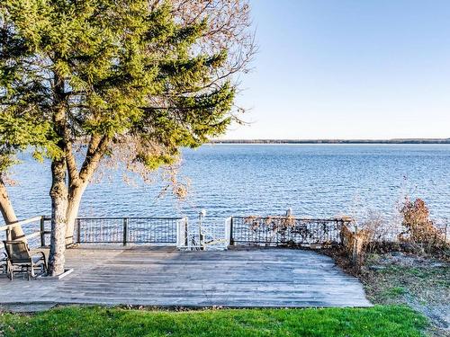 Patio - 1730  - 1732 Rue Notre-Dame E., Trois-Rivières, QC - Outdoor With Body Of Water With View