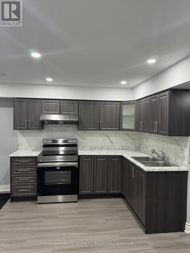 Bsmnt - 23 Jemima Road, Brampton, ON - Indoor Photo Showing Kitchen With Double Sink