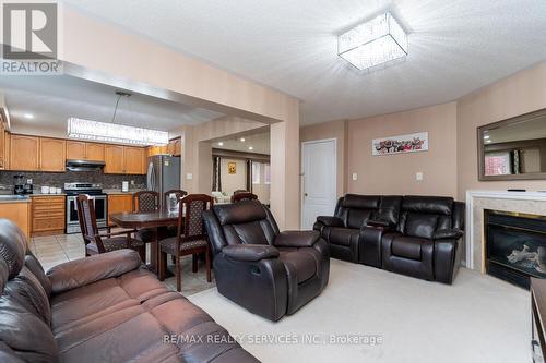 25 Ferncroft Place, Brampton, ON - Indoor Photo Showing Living Room With Fireplace