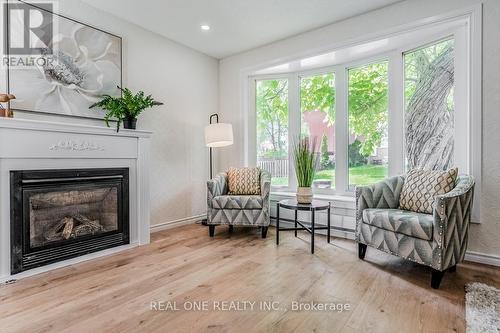 2 Highview Trail, Brampton, ON - Indoor Photo Showing Living Room With Fireplace