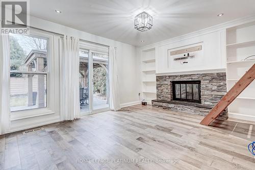 4226 Treetop Crescent, Mississauga, ON - Indoor Photo Showing Other Room With Fireplace