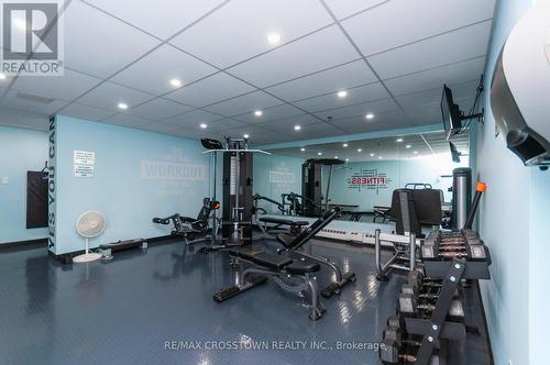 1602 - 1210 Radom Street, Pickering, ON - Indoor Photo Showing Gym Room