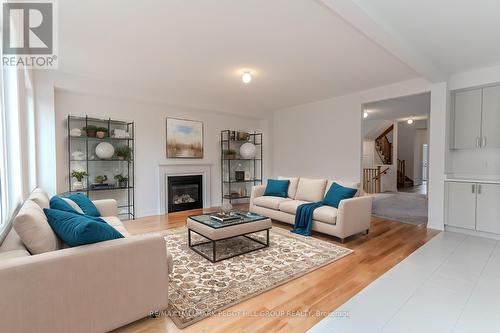 41 Wakefield Boulevard, Essa, ON - Indoor Photo Showing Living Room With Fireplace