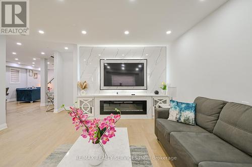 119 Crown Victoria Drive, Brampton, ON - Indoor Photo Showing Living Room With Fireplace