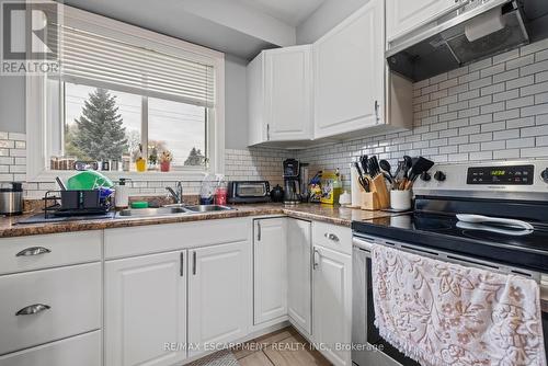 107 Horning Drive, Hamilton, ON - Indoor Photo Showing Kitchen With Double Sink