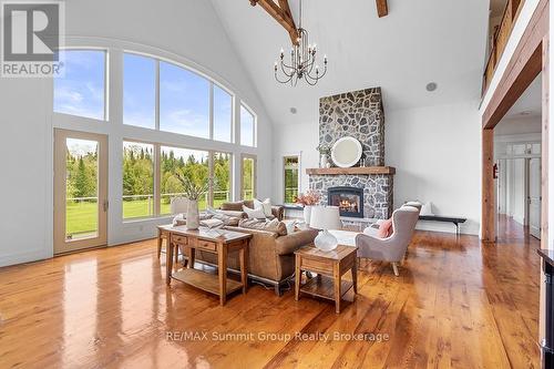 194109 Grey Road 13, Grey Highlands, ON - Indoor Photo Showing Other Room With Fireplace