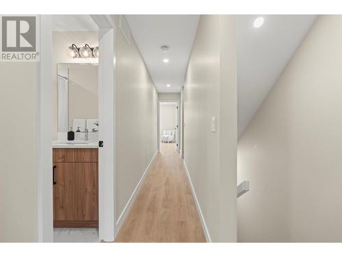 Upstairs Hallway to Primary Bedroom. - 3907 26 Street Unit# 2, Vernon, BC - Indoor Photo Showing Other Room