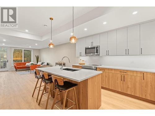 3907 26 Street Unit# 2, Vernon, BC - Indoor Photo Showing Kitchen With Double Sink With Upgraded Kitchen