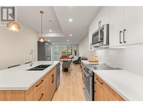 3907 26 Street Unit# 2, Vernon, BC - Indoor Photo Showing Kitchen With Double Sink With Upgraded Kitchen